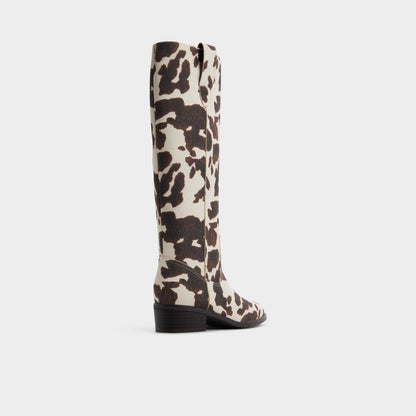 Kaydia in Open Brown 14179225 - Western knee-high boot, Block heel Aldo Open Brown
