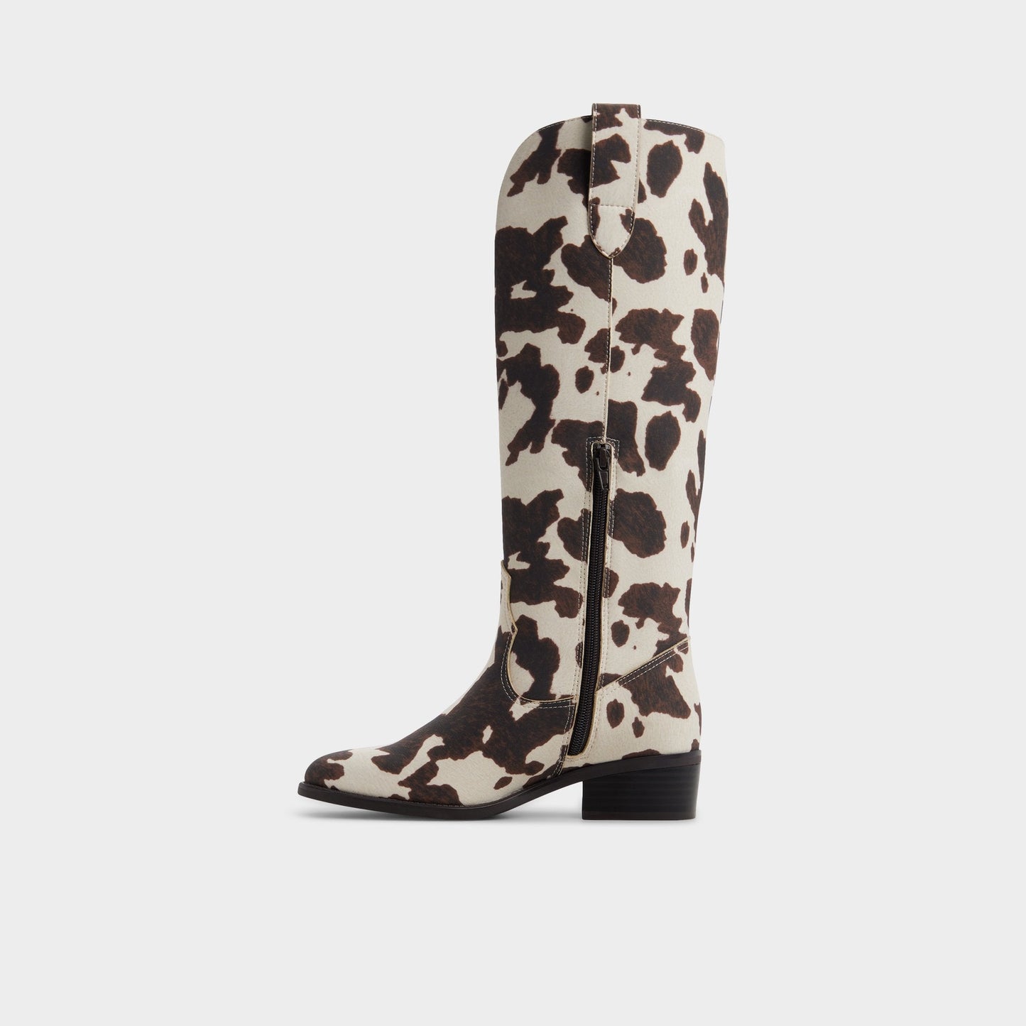 Kaydia in Open Brown 14179225 - Western knee-high boot, Block heel Aldo Open Brown
