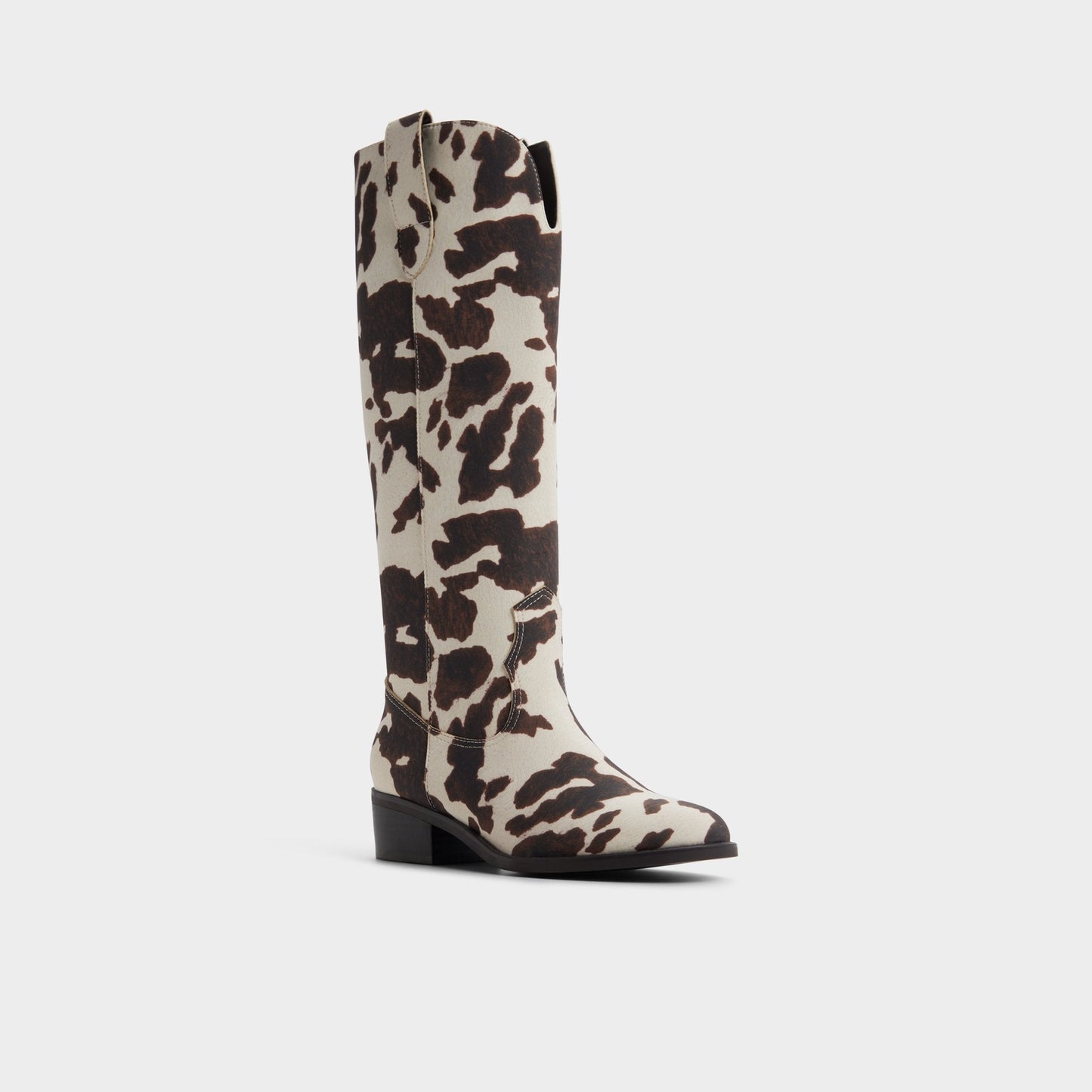 Kaydia in Open Brown 14179225 - Western knee-high boot, Block heel Aldo Open Brown