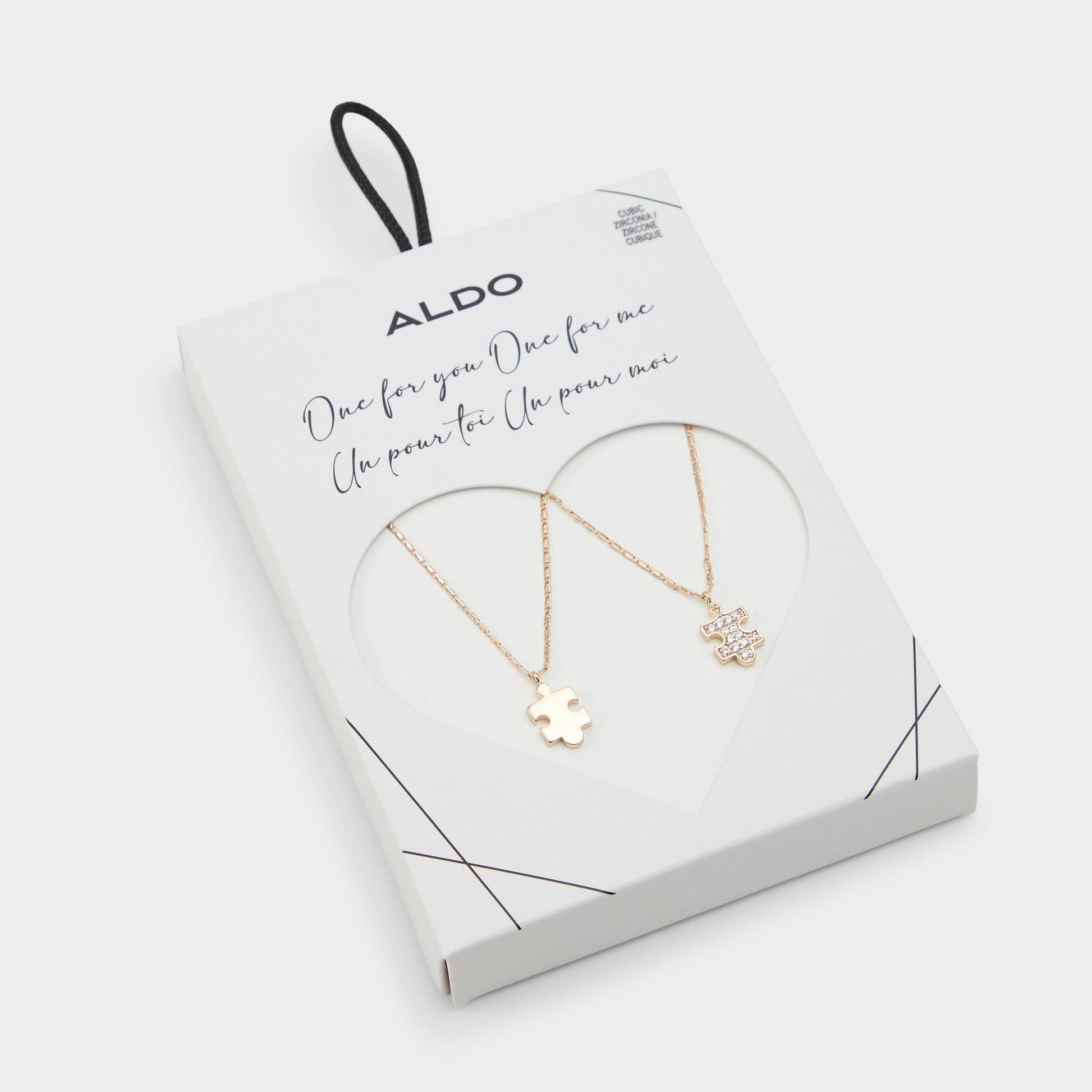 Besties Gold/Clear Multi Women's Necklaces - Gift set Aldo Gold/Clear Multi