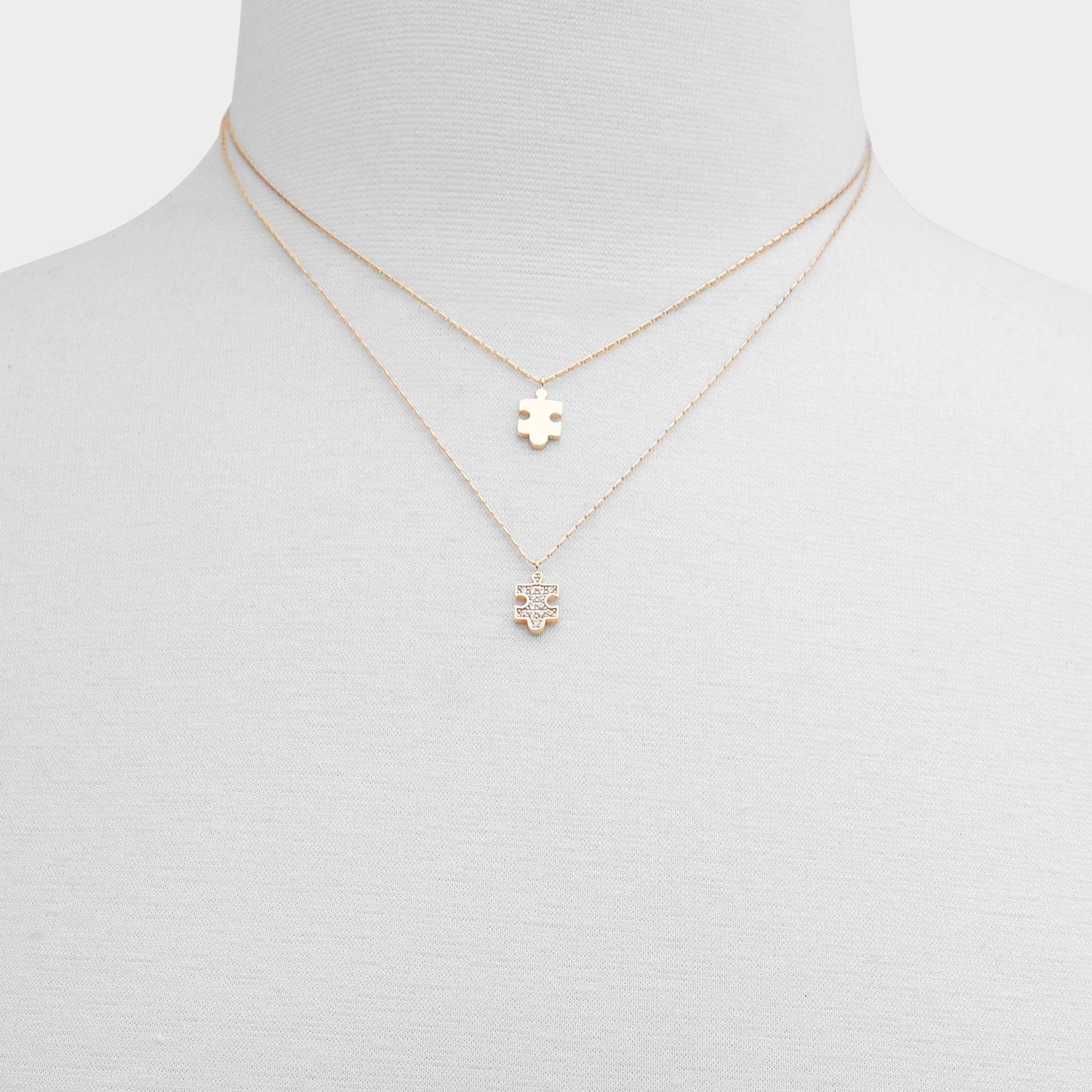 Besties Gold/Clear Multi Women's Necklaces - Gift set Aldo Gold/Clear Multi