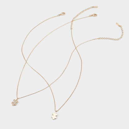 Besties Gold/Clear Multi Women's Necklaces - Gift set Aldo Gold/Clear Multi