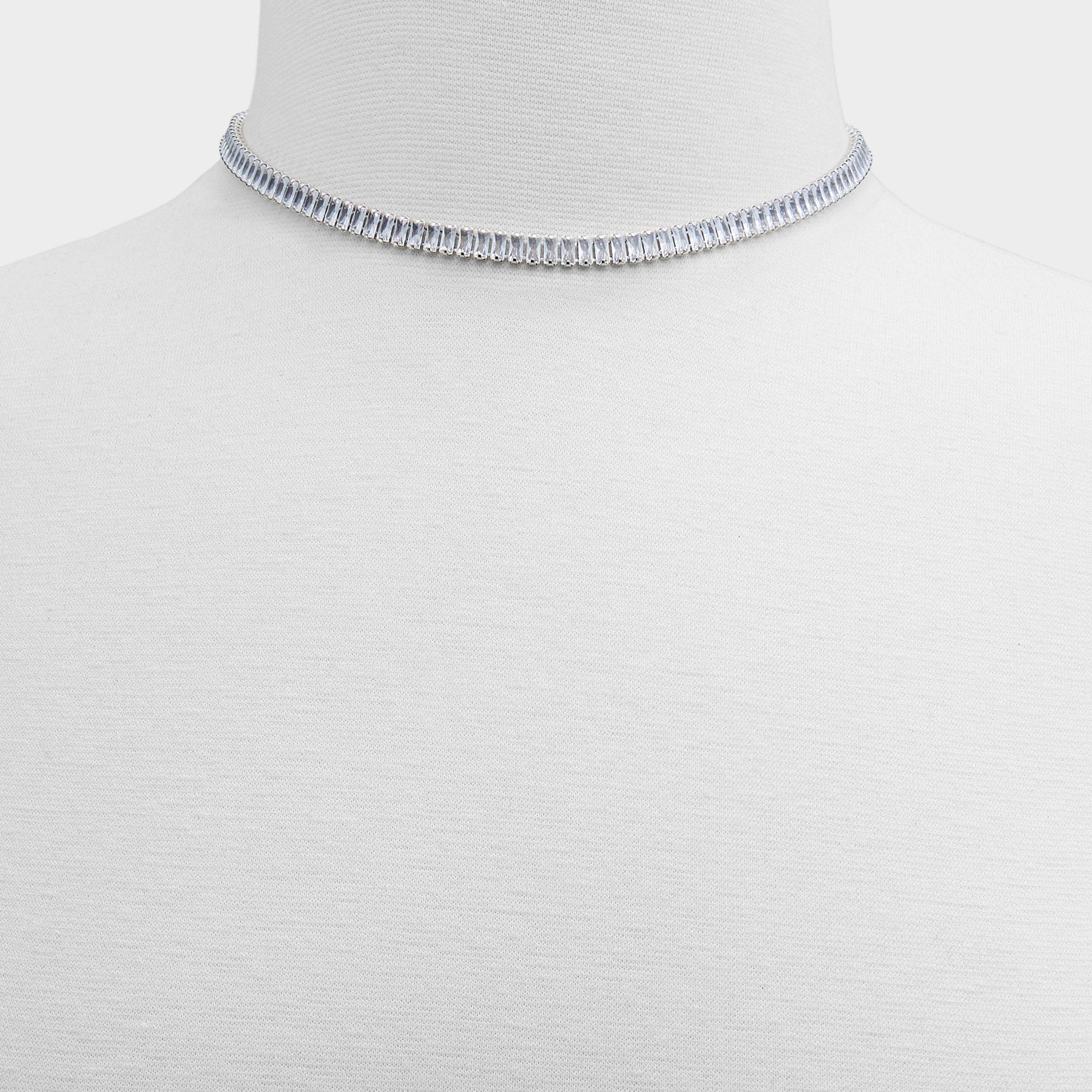 Maliana Silver/Clear Multi Women's Necklaces - Choker necklace Aldo Silver/Clear Multi
