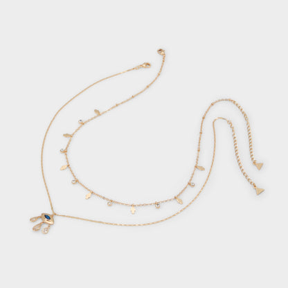 Protrectra in Light Blue - Layered necklace Aldo Light Blue