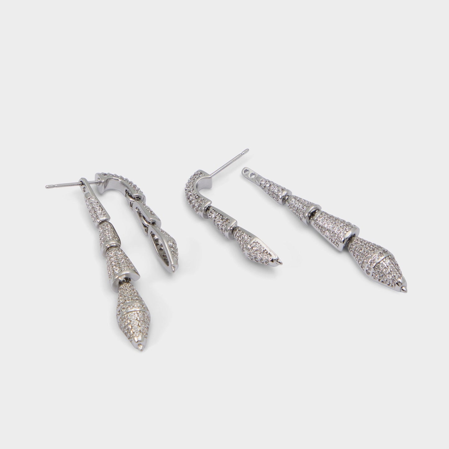 Serrpente in Silver Clear Multi - Statement earrings Aldo Silver/clear multi