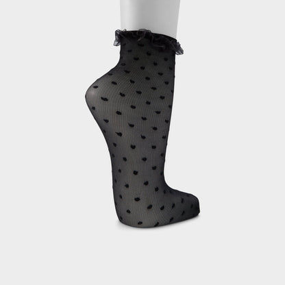 Polkafrill in Black White - Socks Aldo Black/white