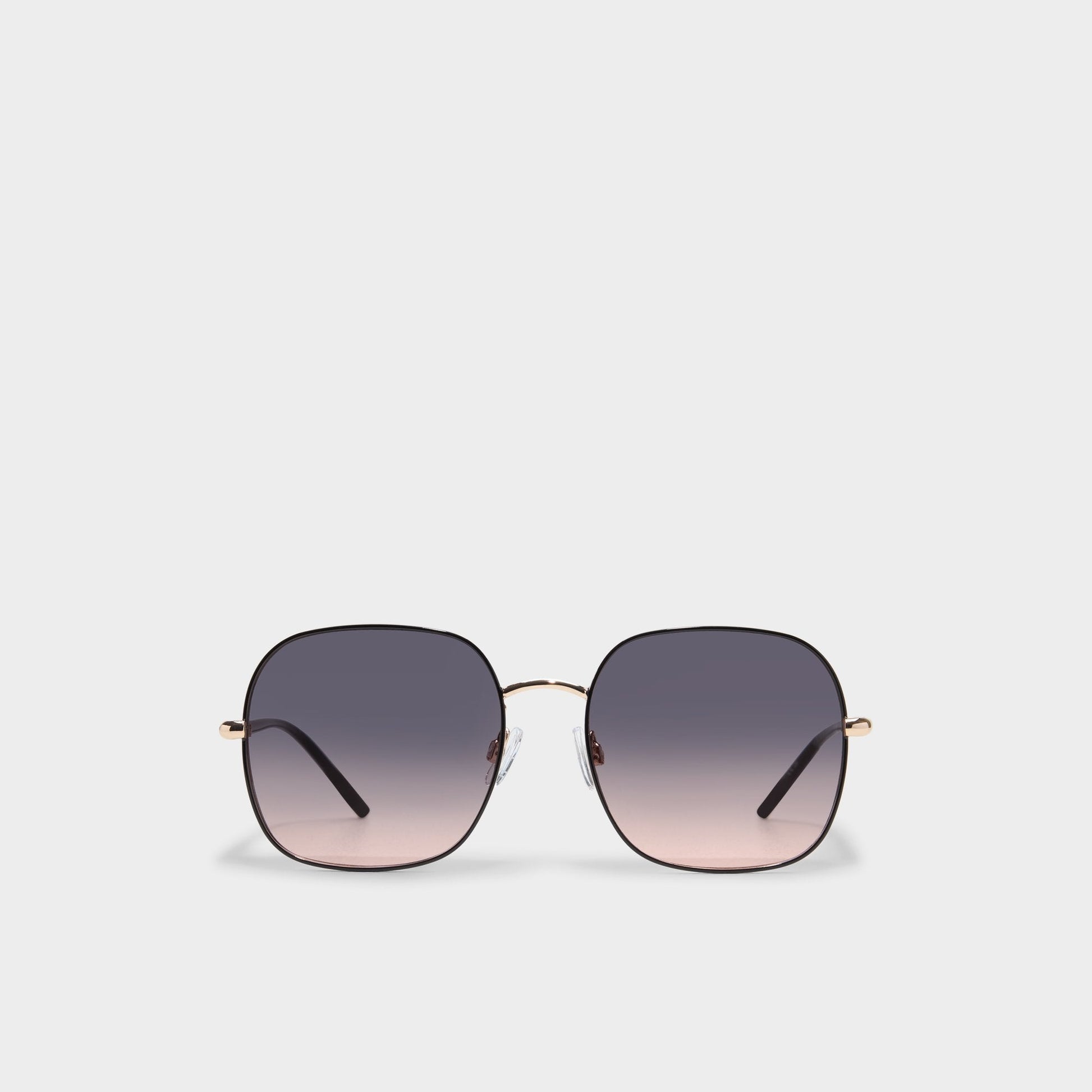 Elbamadar Black/Gold Multi Women's Square - Square sunglasses Aldo Black/Gold Multi