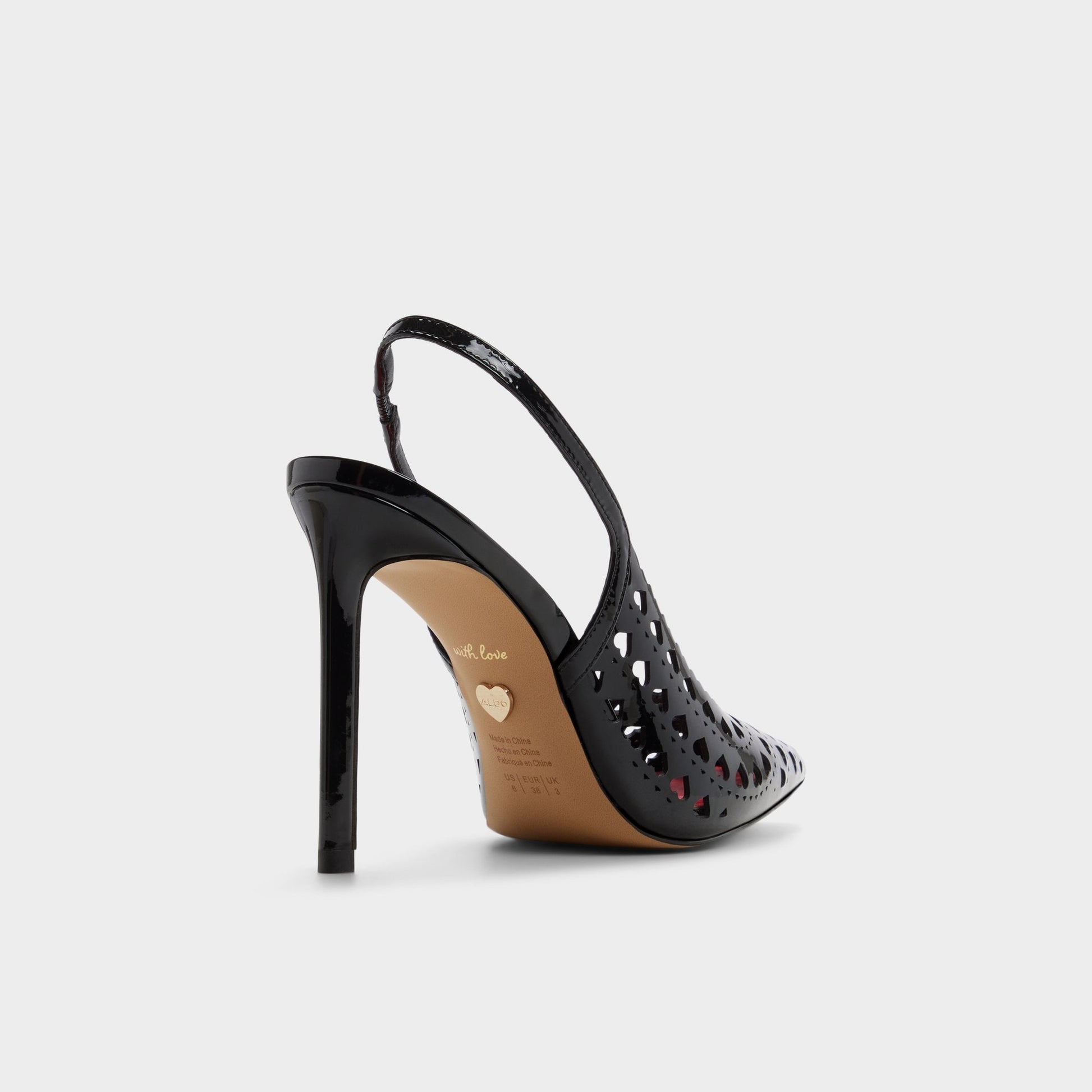 Lovesling in Black - Sling back high heel, Stiletto heel Aldo Black