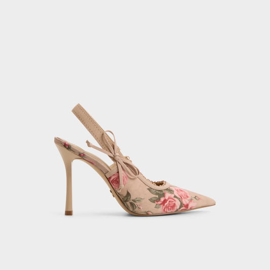 Hennie in Beige Combo 14190601 - Sling back high heel, Stiletto heel Aldo Beige combo