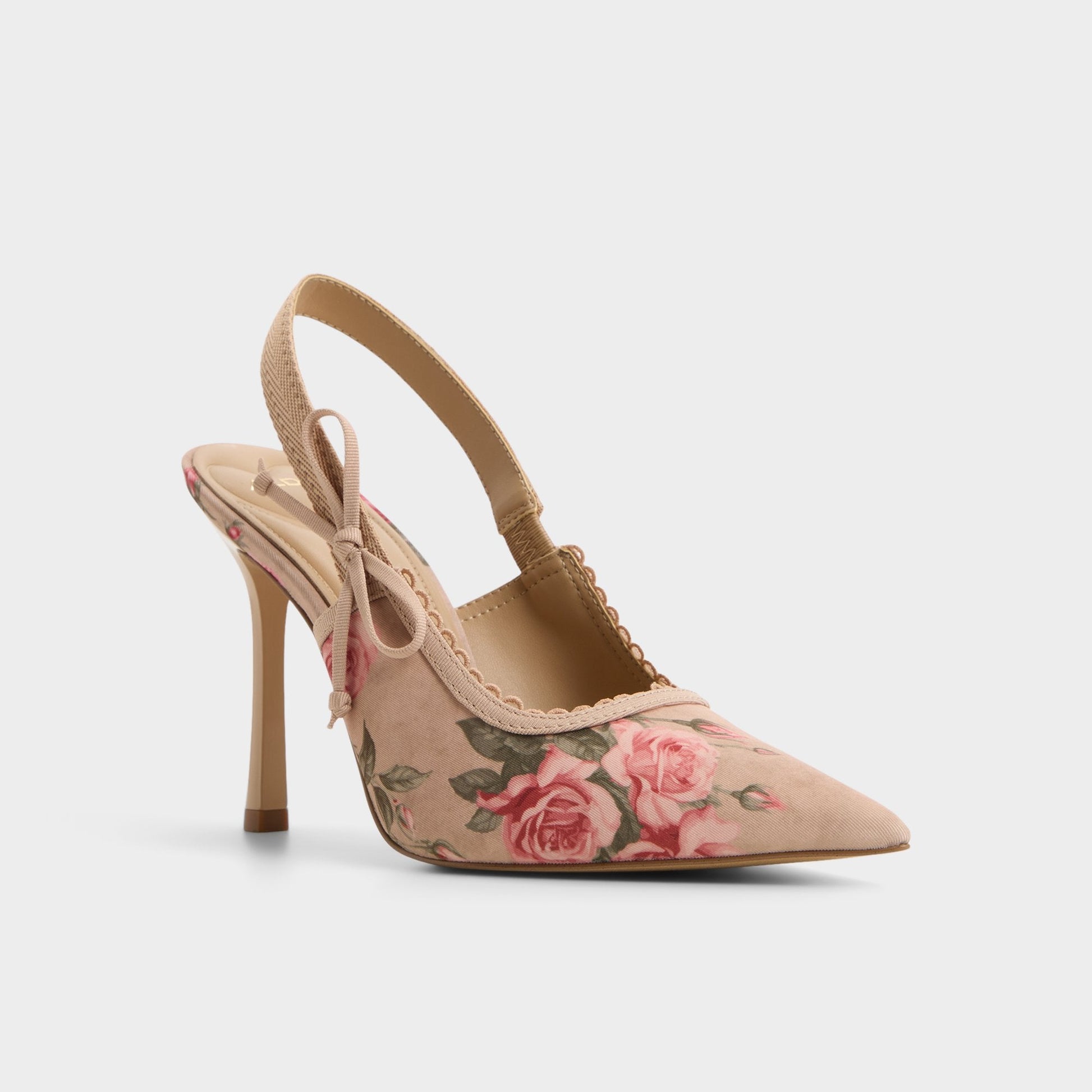 Hennie in Beige Combo 14190601 - Sling back high heel, Stiletto heel Aldo Beige combo
