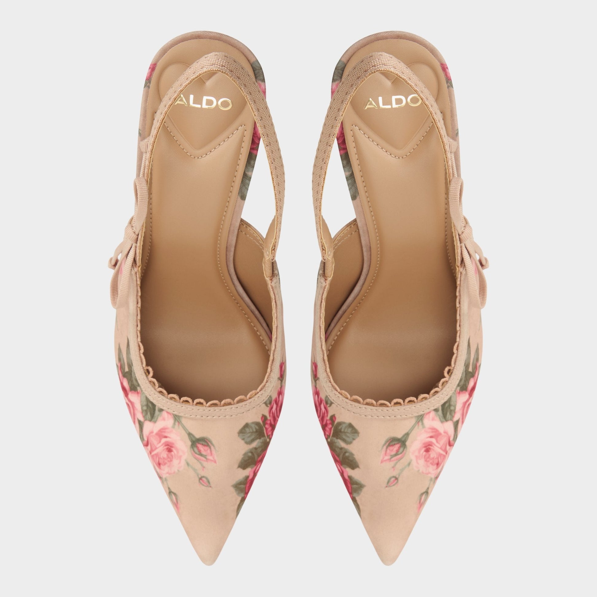 Hennie in Beige Combo 14190601 - Sling back high heel, Stiletto heel Aldo Beige combo