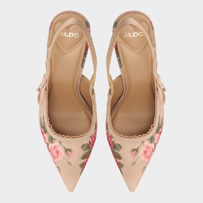 Hennie in Beige Combo 14190601 - Sling back high heel, Stiletto heel Aldo Beige combo