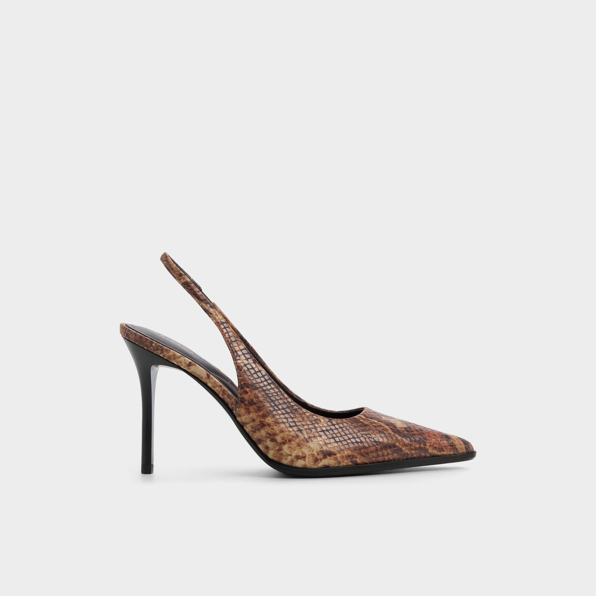 Re in Samantha Brown Multi - Sling back high heel, Stiletto heel Aldo Brown multi
