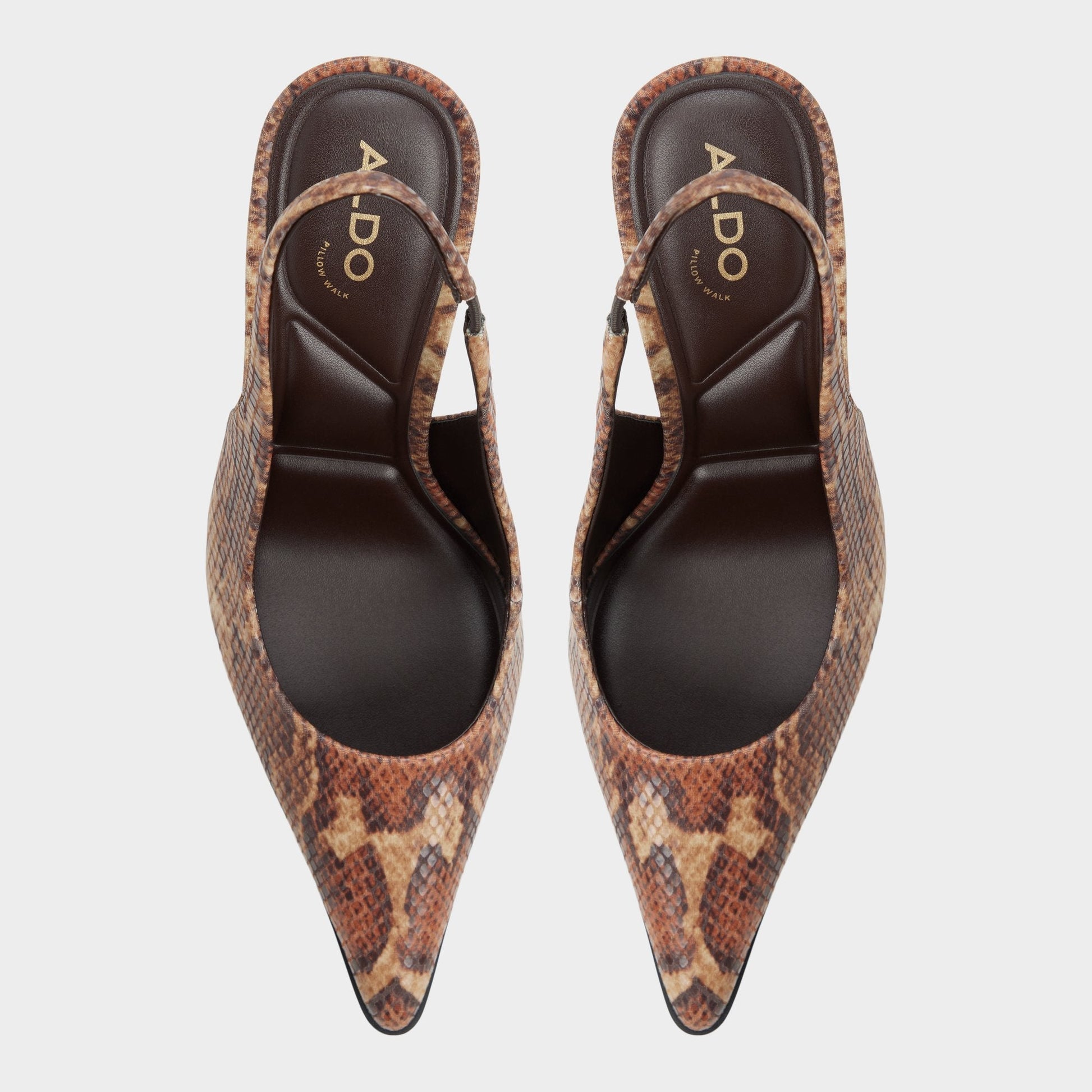 Re in Samantha Brown Multi - Sling back high heel, Stiletto heel Aldo Brown multi