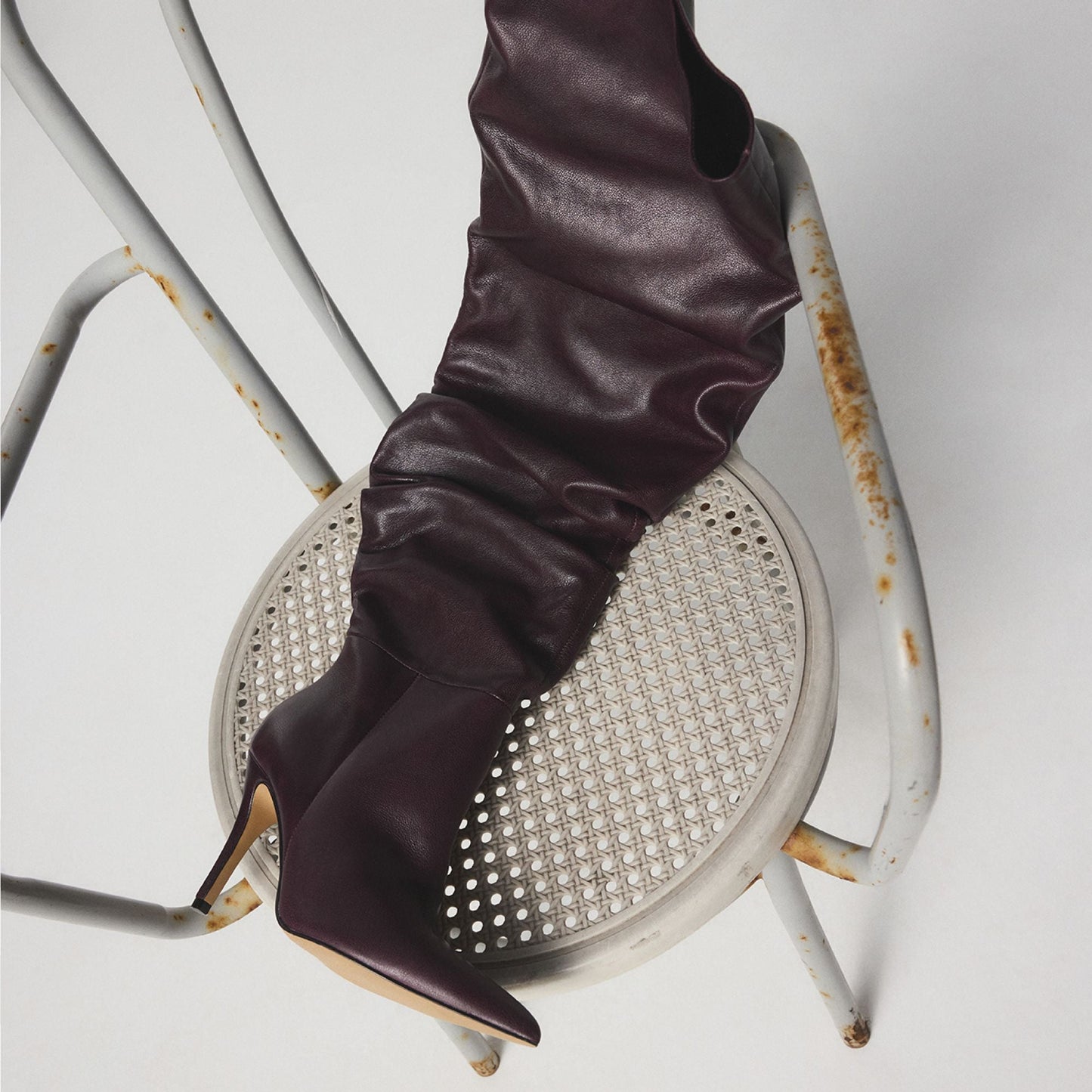 Holiis in Bordo - Knee-high boot, Stiletto heel Aldo Bordo