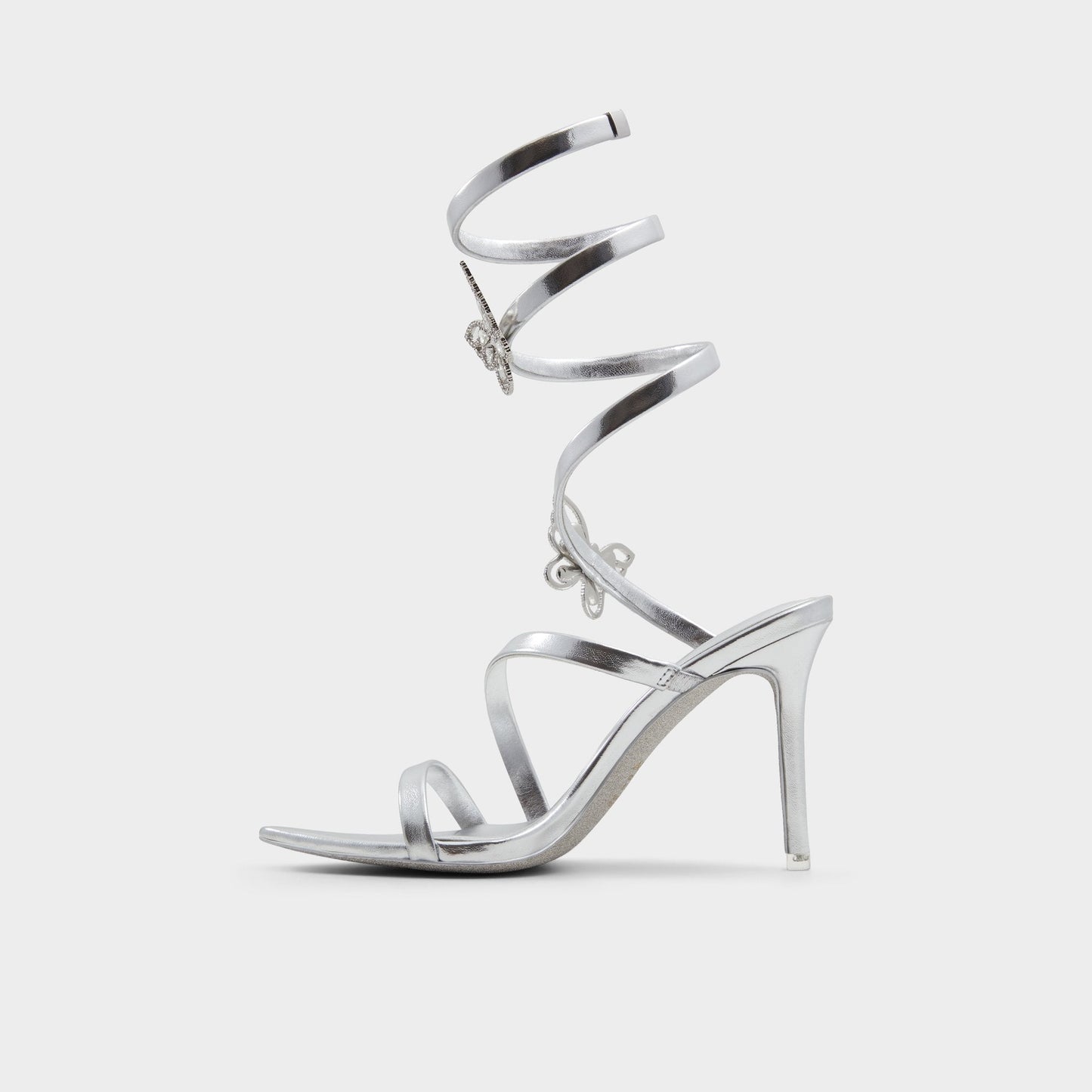Ocia in Silver - Stiletto strappy sandal Aldo Silver