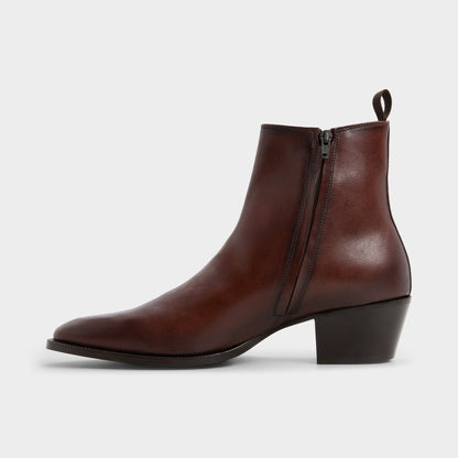 Jako in Brown - Chelsea boot, Block heel Aldo Brown