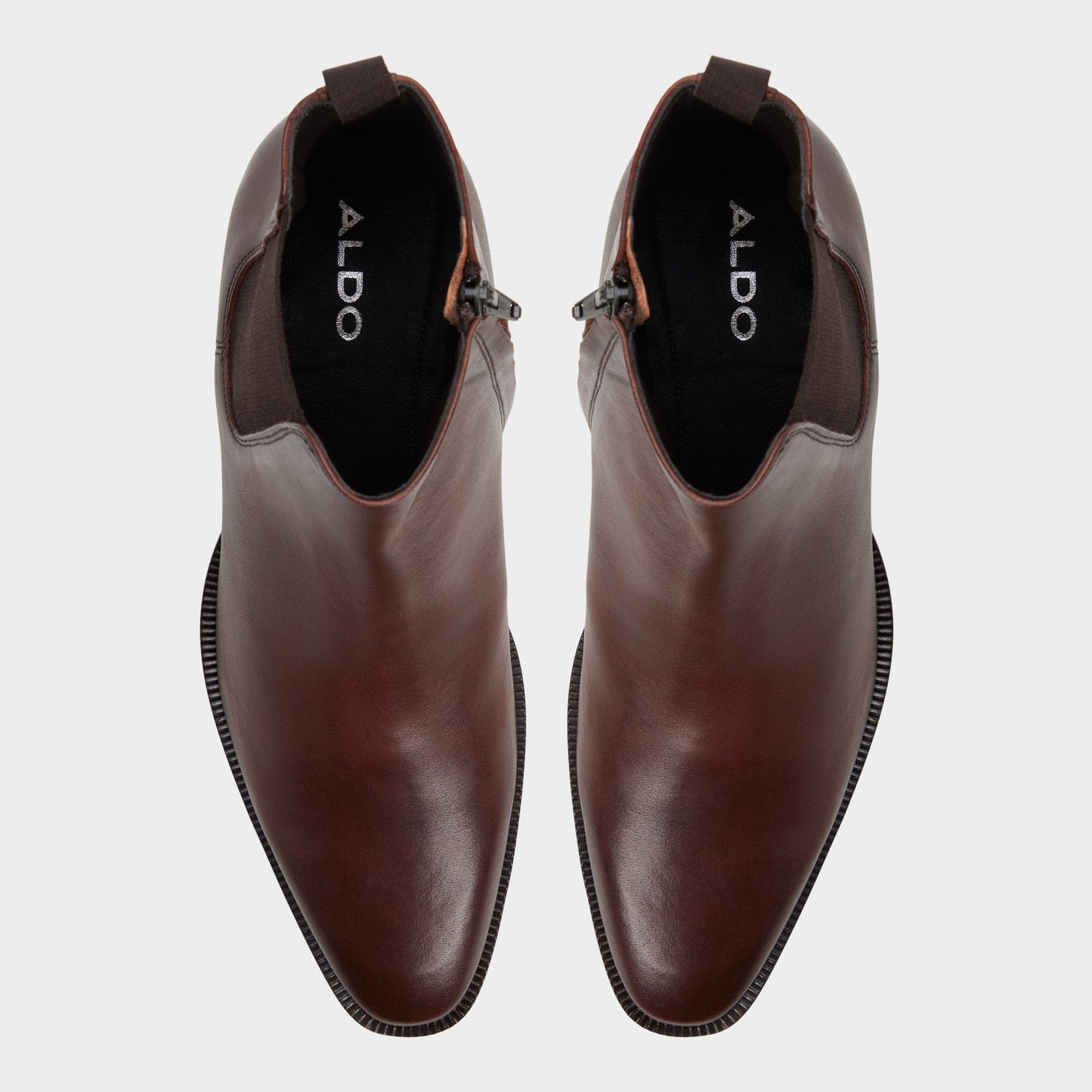 Jako in Brown - Chelsea boot, Block heel Aldo Brown