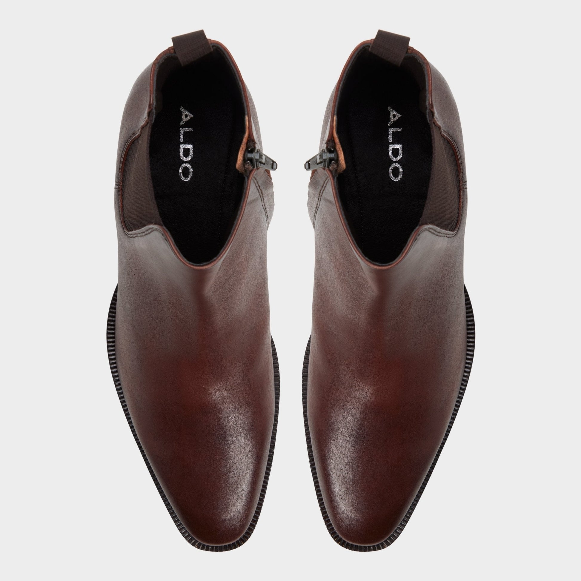 Jako in Brown - Chelsea boot, Block heel Aldo Brown