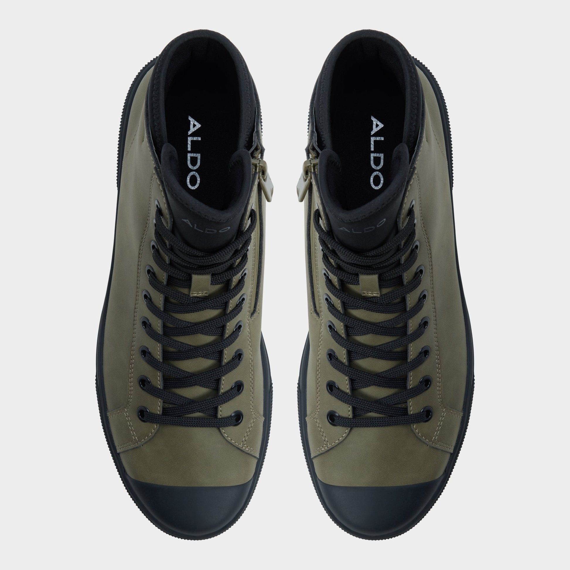 Esttanqueiro in Olive - Lace-up boot, Cup sole Aldo Olive