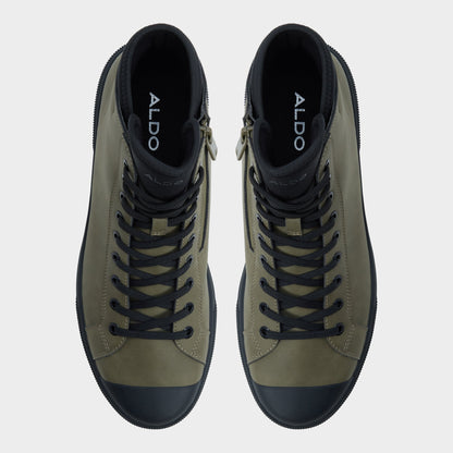 Esttanqueiro in Olive - Lace-up boot, Cup sole Aldo Olive
