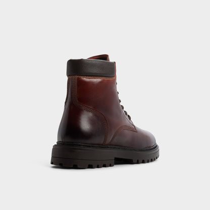 Draco in Medium Brown - Combat boot, Lug sole Aldo Medium brown