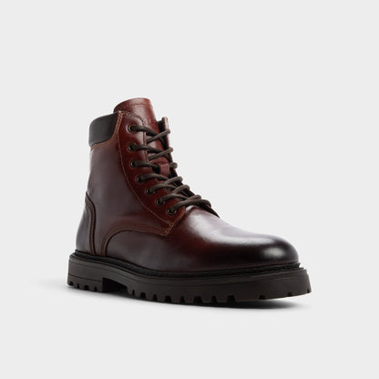Draco in Medium Brown - Combat boot, Lug sole Aldo Medium brown