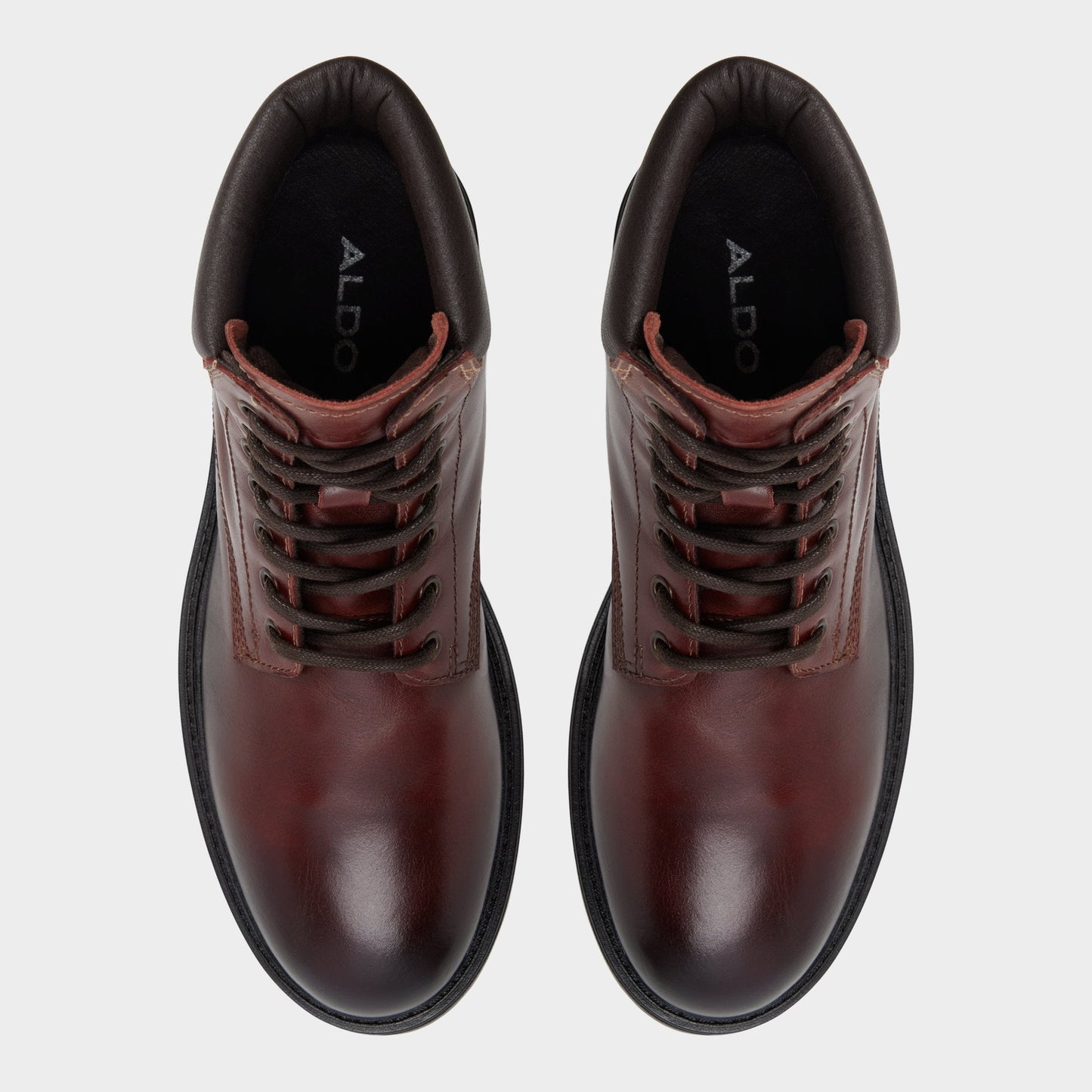 Draco in Medium Brown - Combat boot, Lug sole Aldo Medium brown