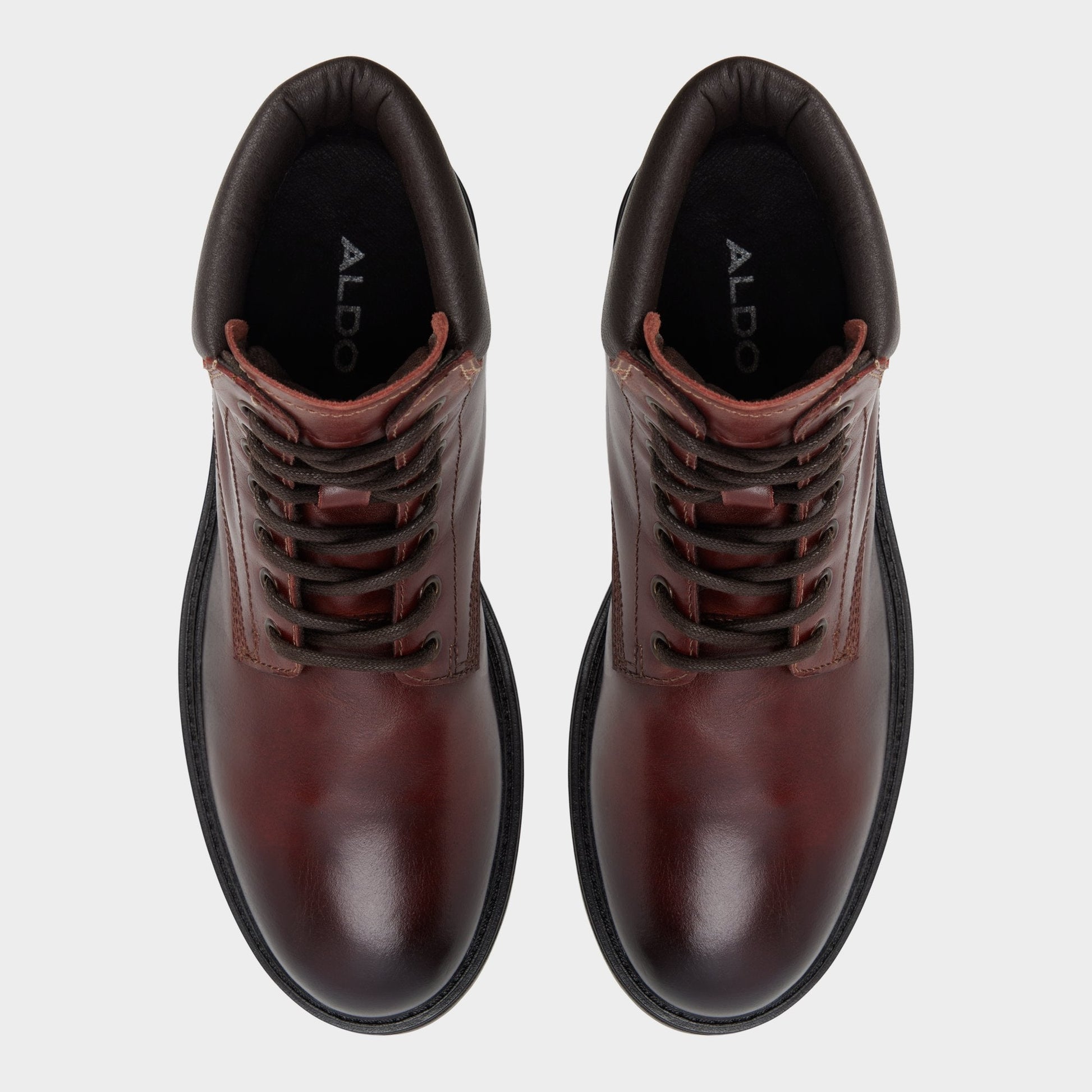 Draco in Medium Brown - Combat boot, Lug sole Aldo Medium brown