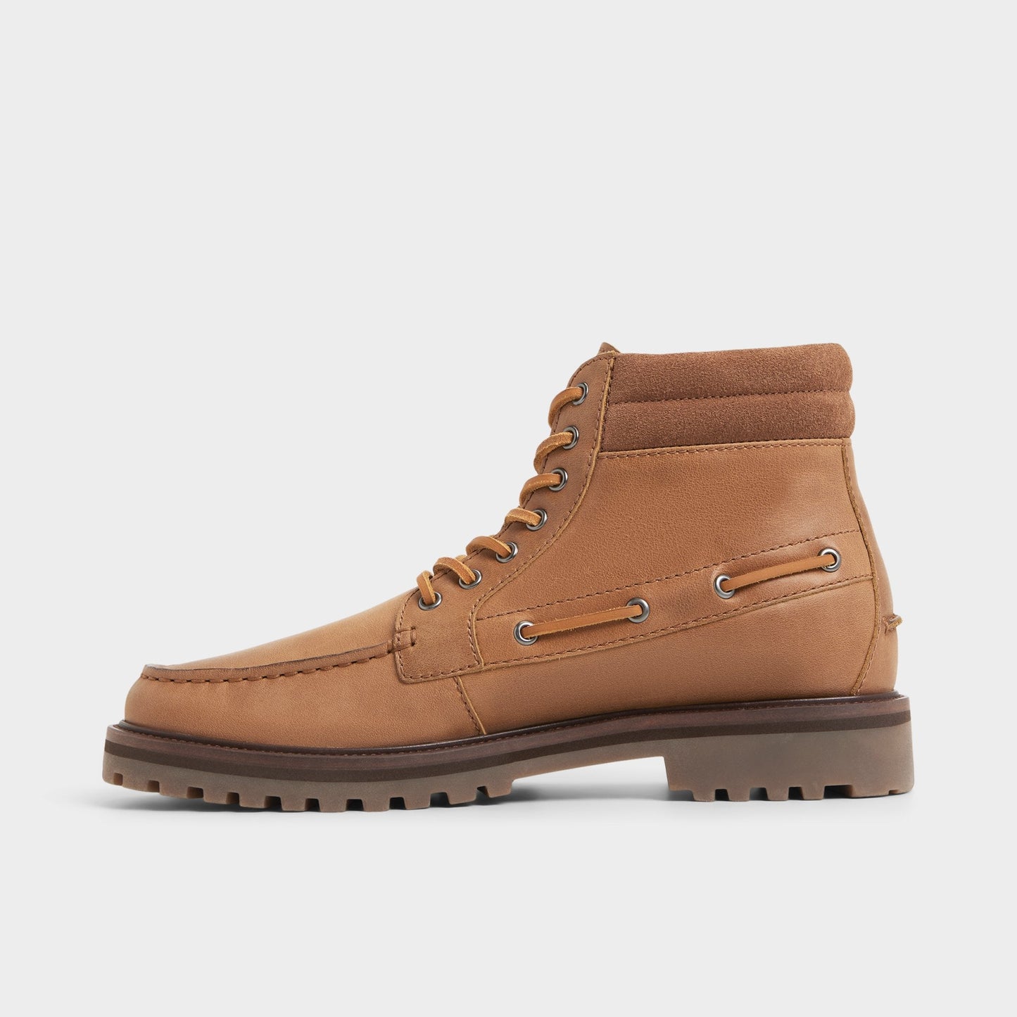 Farrell in Cognac - Combat boot, Lug sole Aldo Cognac