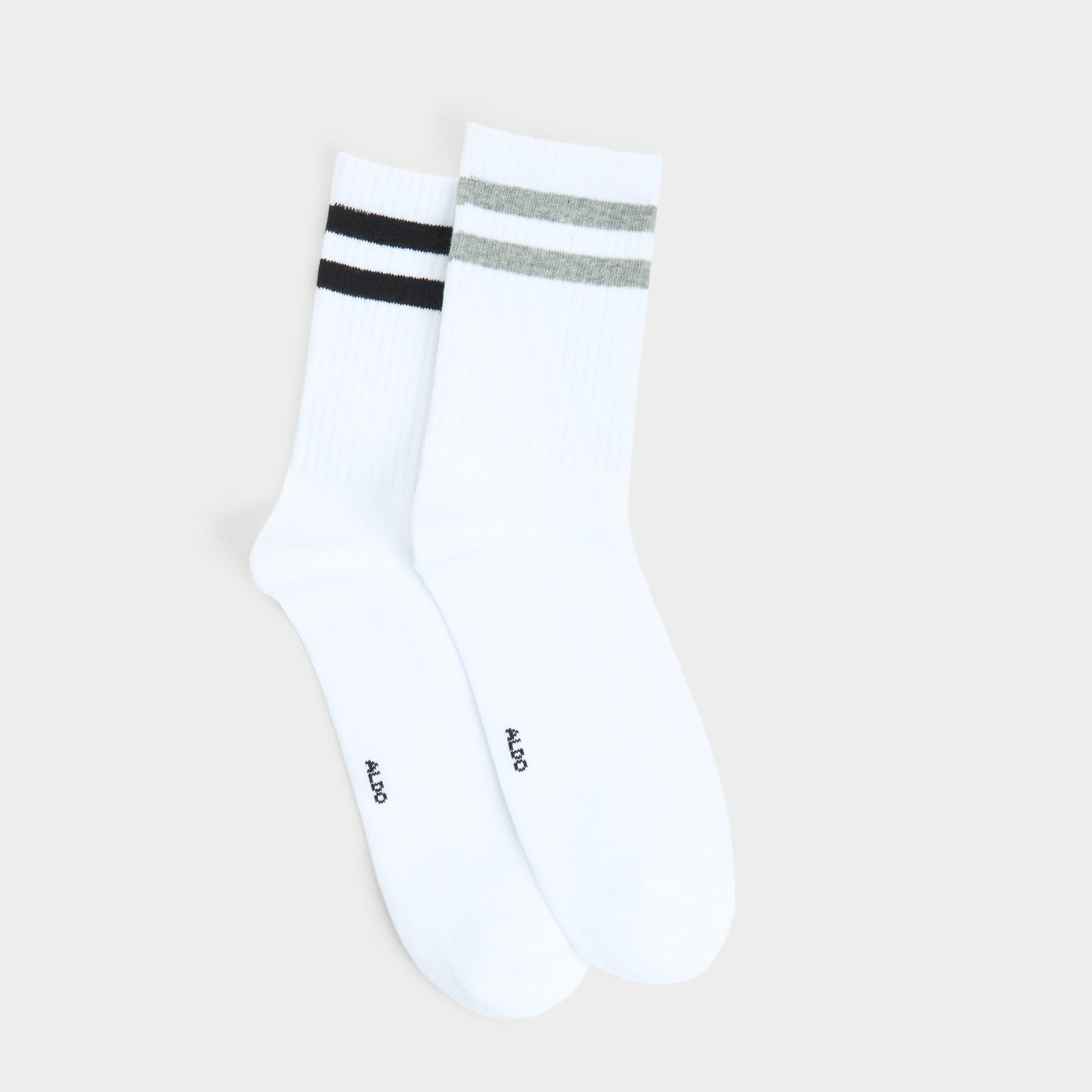 Retroline in Grey - Crew socks Aldo Grey