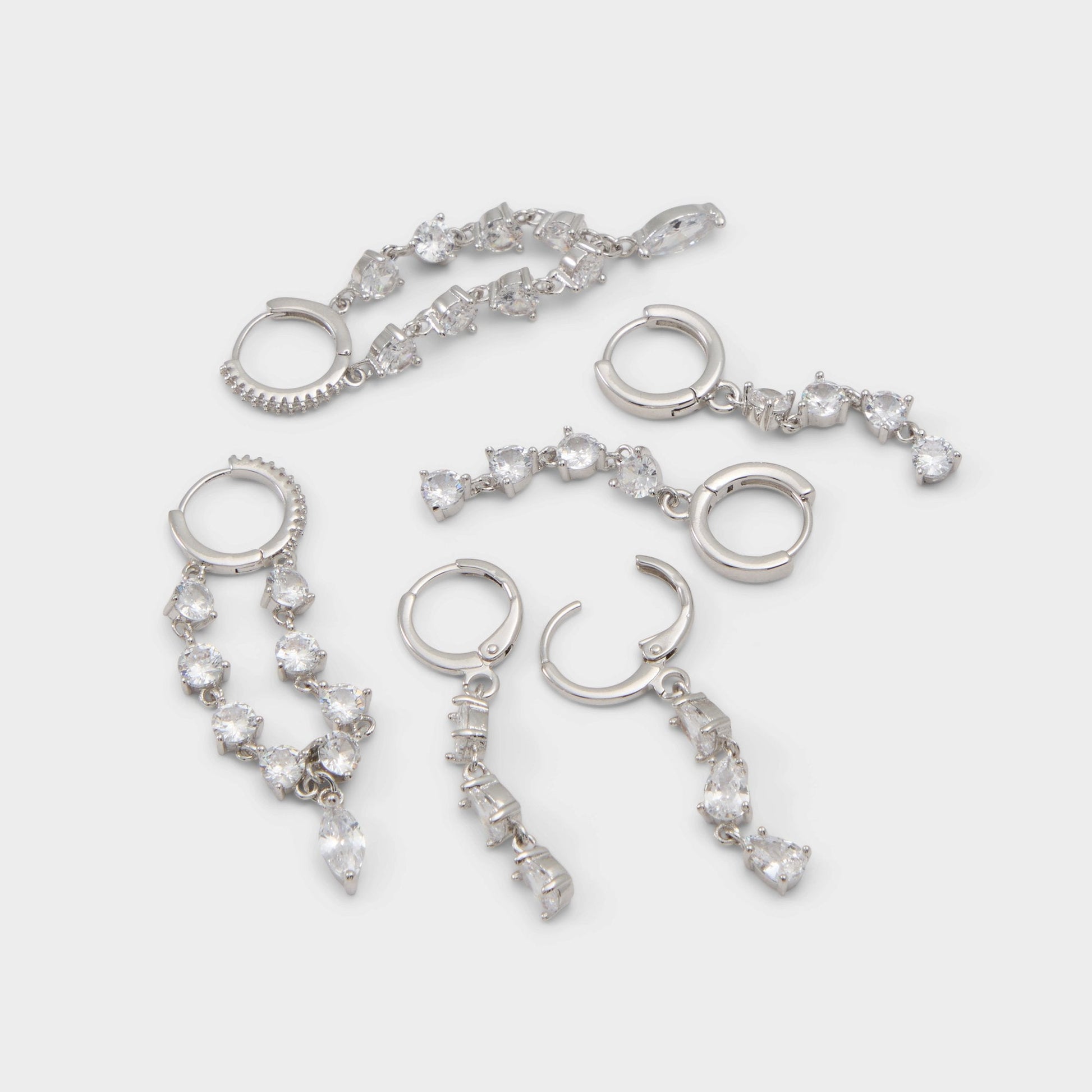 Colettee in Silver Clear Multi - Earring set Aldo Silver/clear multi