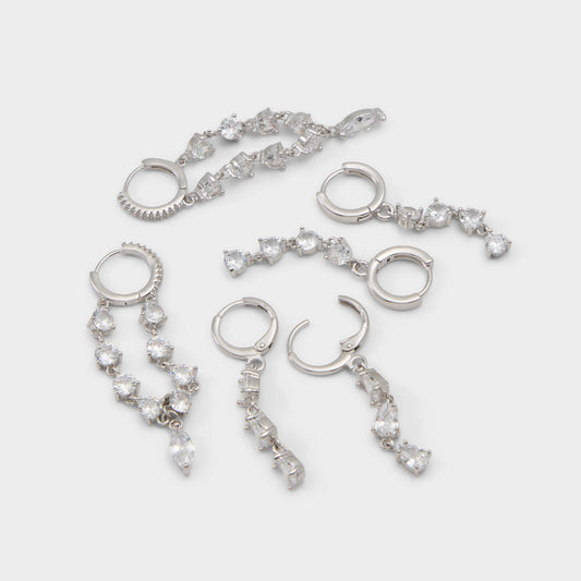 Colettee in Silver Clear Multi - Earring set Aldo Silver/clear multi