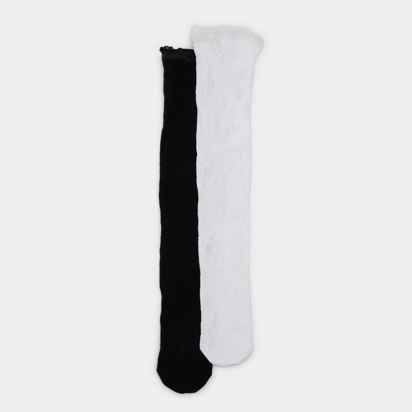 Lacydaze in Black White - Crew socks Aldo Black/white