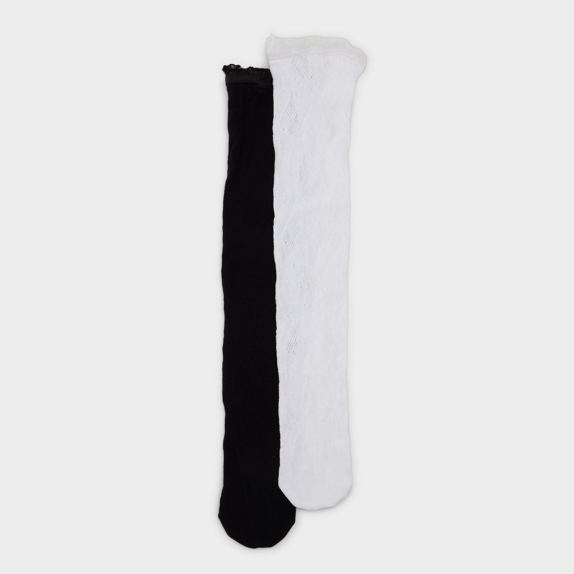 Lacydaze in Black White - Crew socks Aldo Black/white