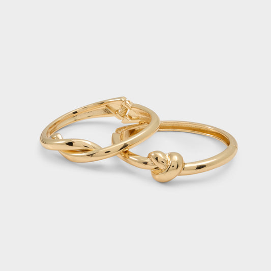 Knotts in Gold - Bangle bracelet Aldo Gold