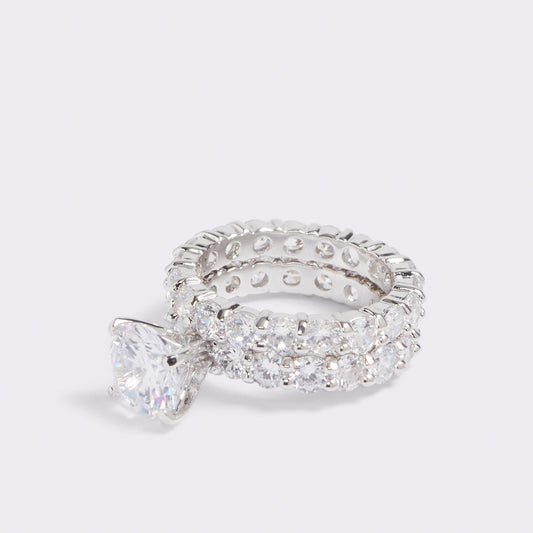 Plagens Silver/Clear Multi Women's Rings - Ring Aldo Silver/clear multi