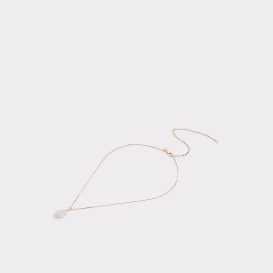 Beauceron Gold/Clear Multi Women's Necklaces - Teardrop necklace Aldo Gold/Clear Multi