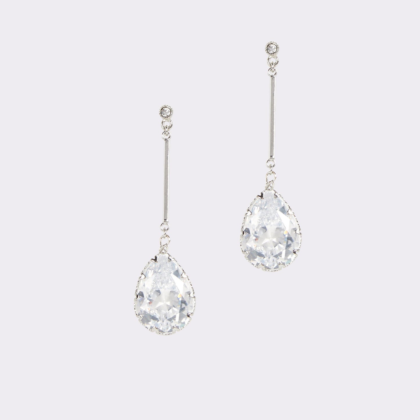 Cares Silver/Clear Multi Women's Earrings - Chandelier earrings Aldo Silver/Clear Multi
