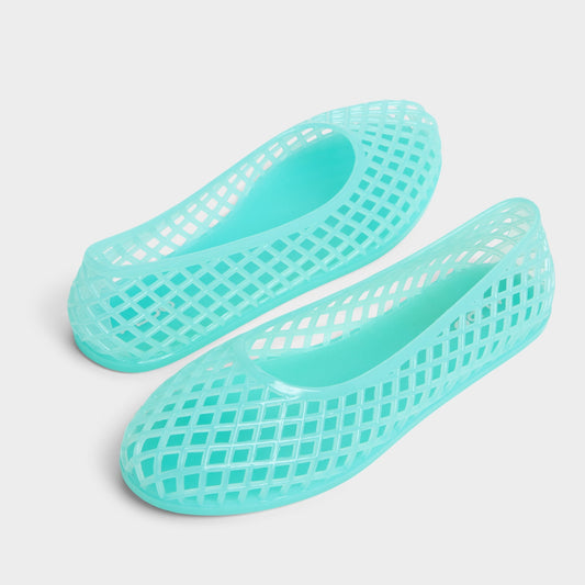 Dwaoria Turquoise Women's Jelly Sandals & Flip Flops - Jelly flats Aldo Turquoise