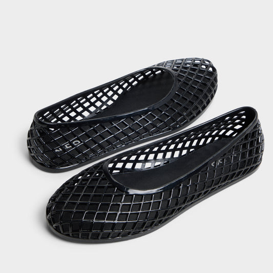 Dwaoria Black Women's Jelly Sandals & Flip Flops - Jelly flats Aldo Black