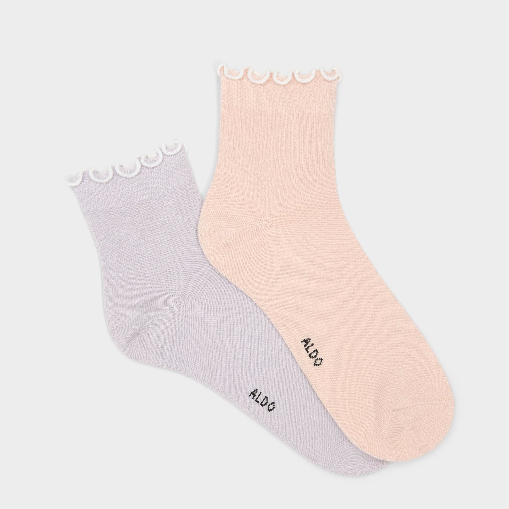 Frilluxe Light Purple Women's Socks - Crew socks Aldo Light Purple