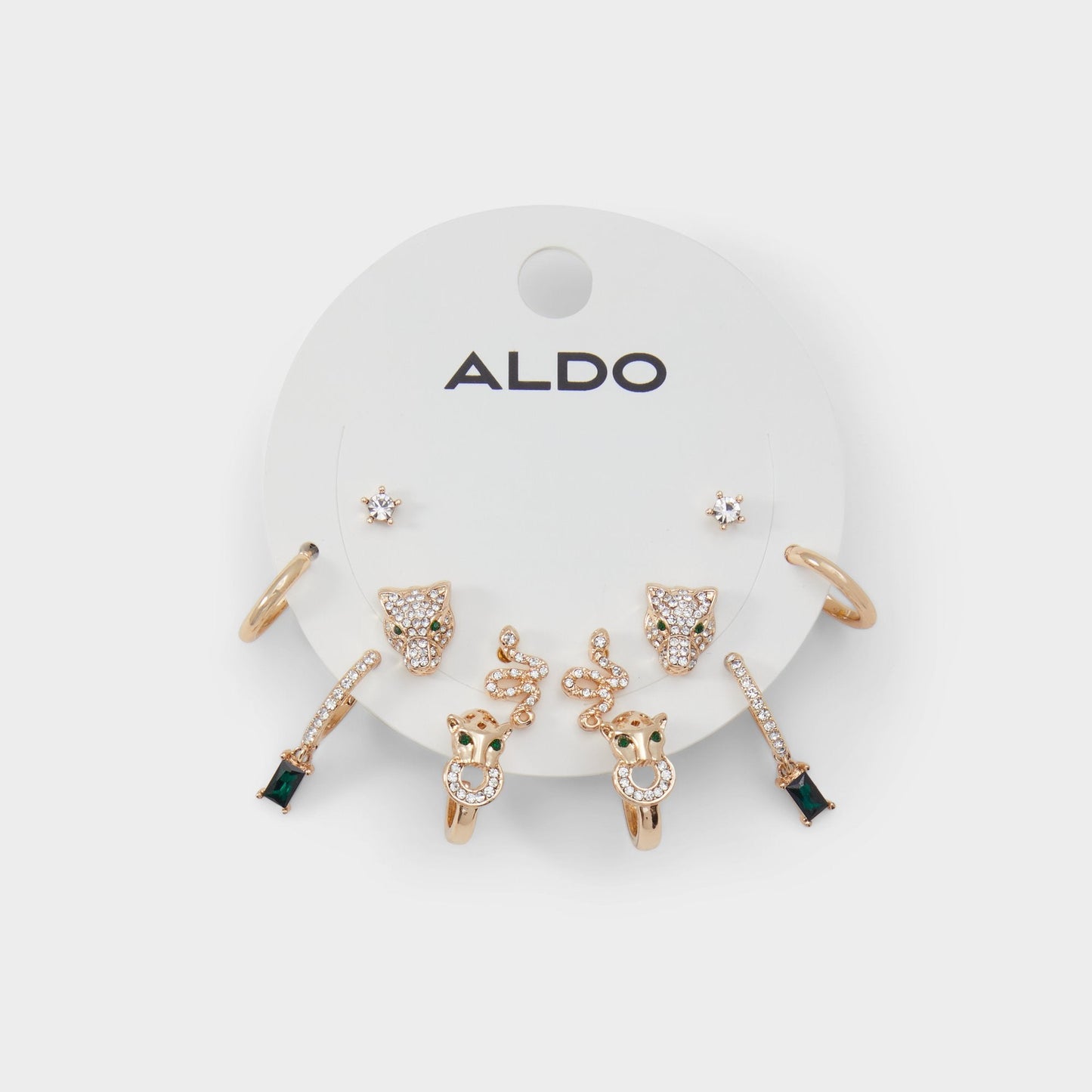 Junglechic Gold/Clear Multi Women's Earrings - Earrings Aldo Gold/Clear Multi