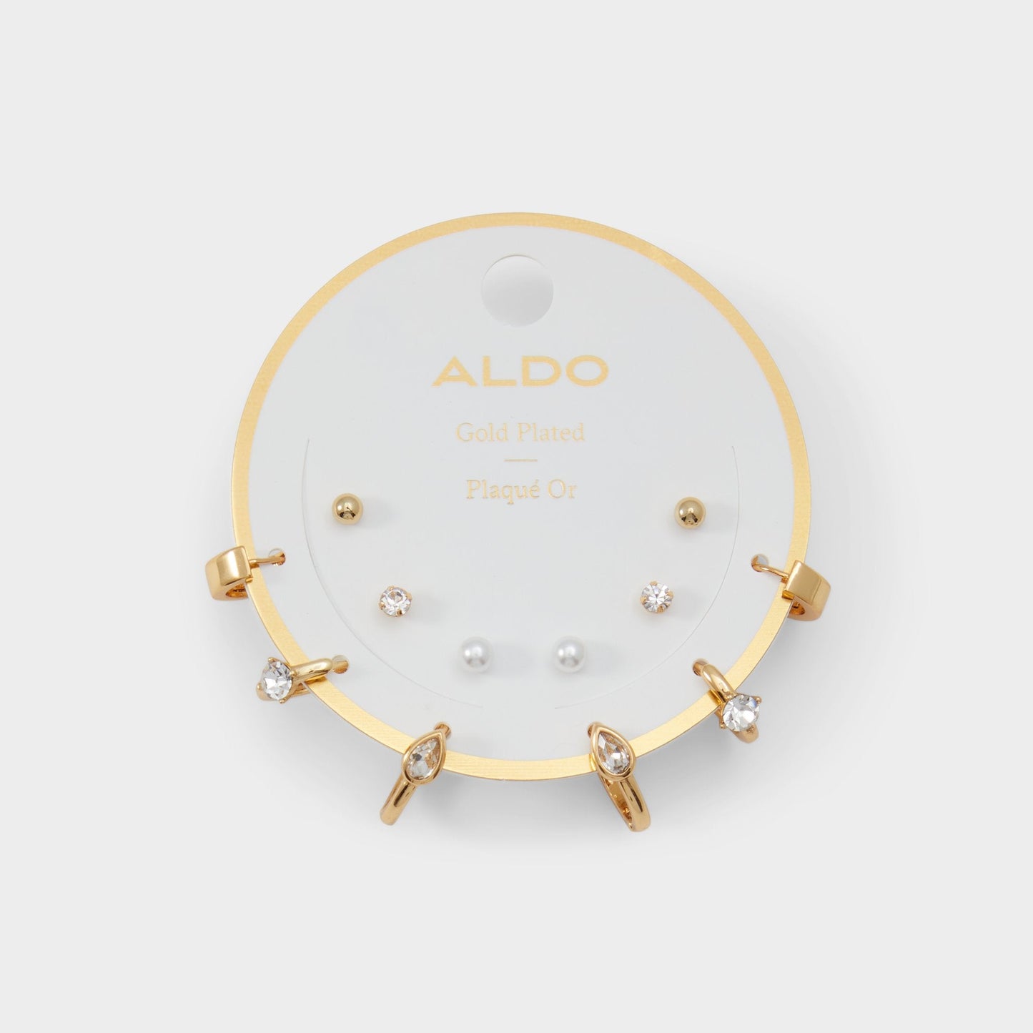 Faramanna Gold/Clear Multi Women's Cubic Zirconia - Earrings Aldo Gold/Clear Multi
