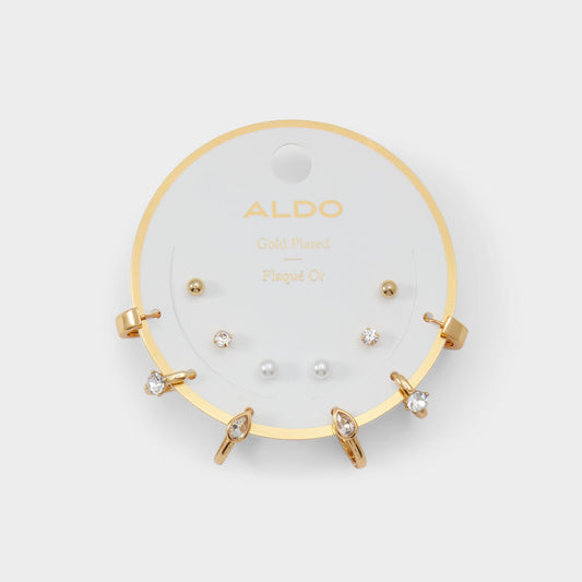 Faramanna Gold/Clear Multi Women's Cubic Zirconia - Earrings Aldo Gold/Clear Multi