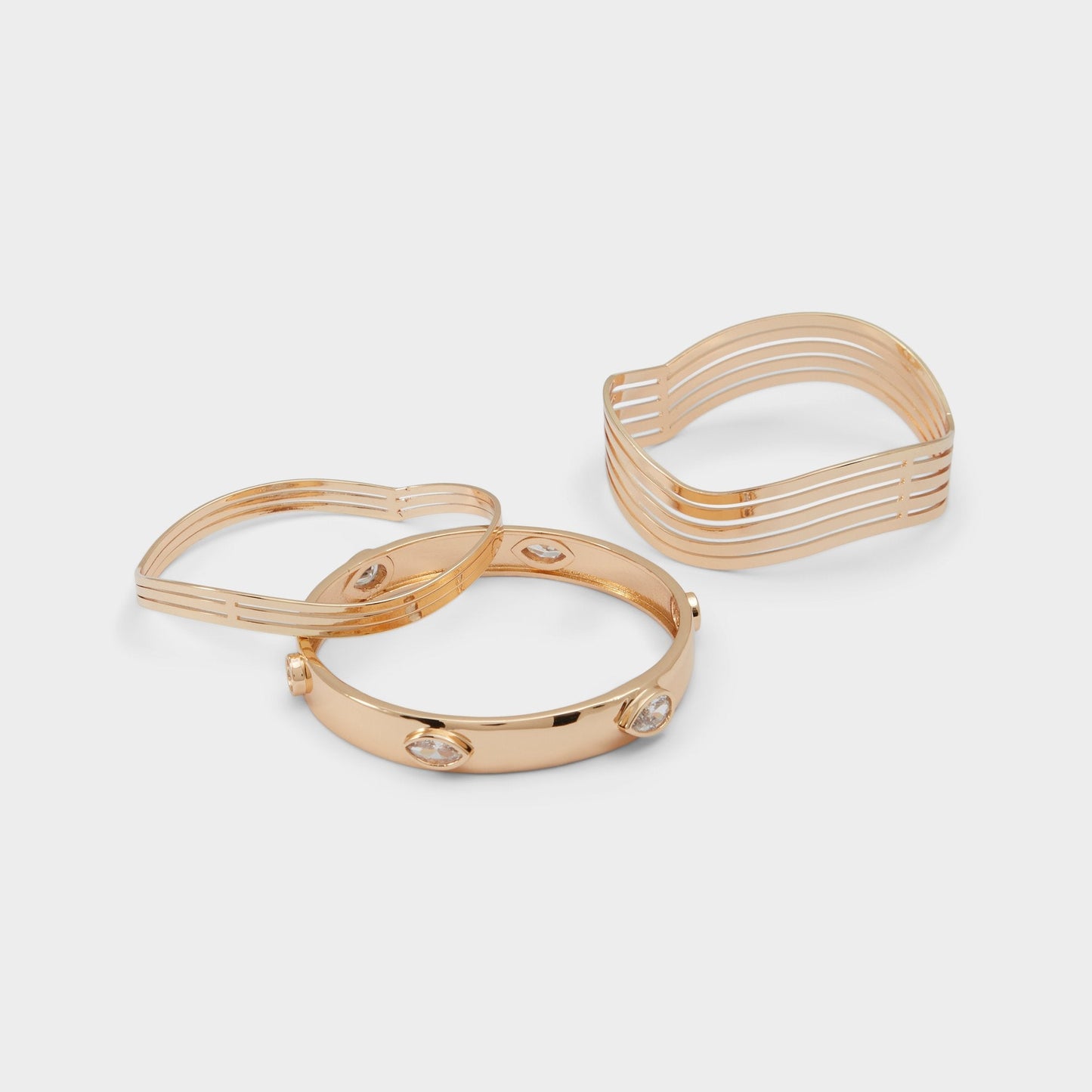 Wiralin in Gold Clear Multi - Bangle bracelet Aldo Gold/Clear Multi