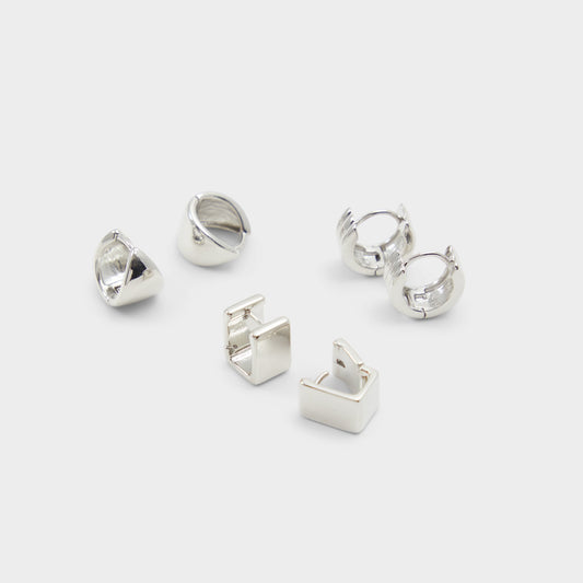 Adenariel in Silver - Huggie hoop earrings Aldo Silver