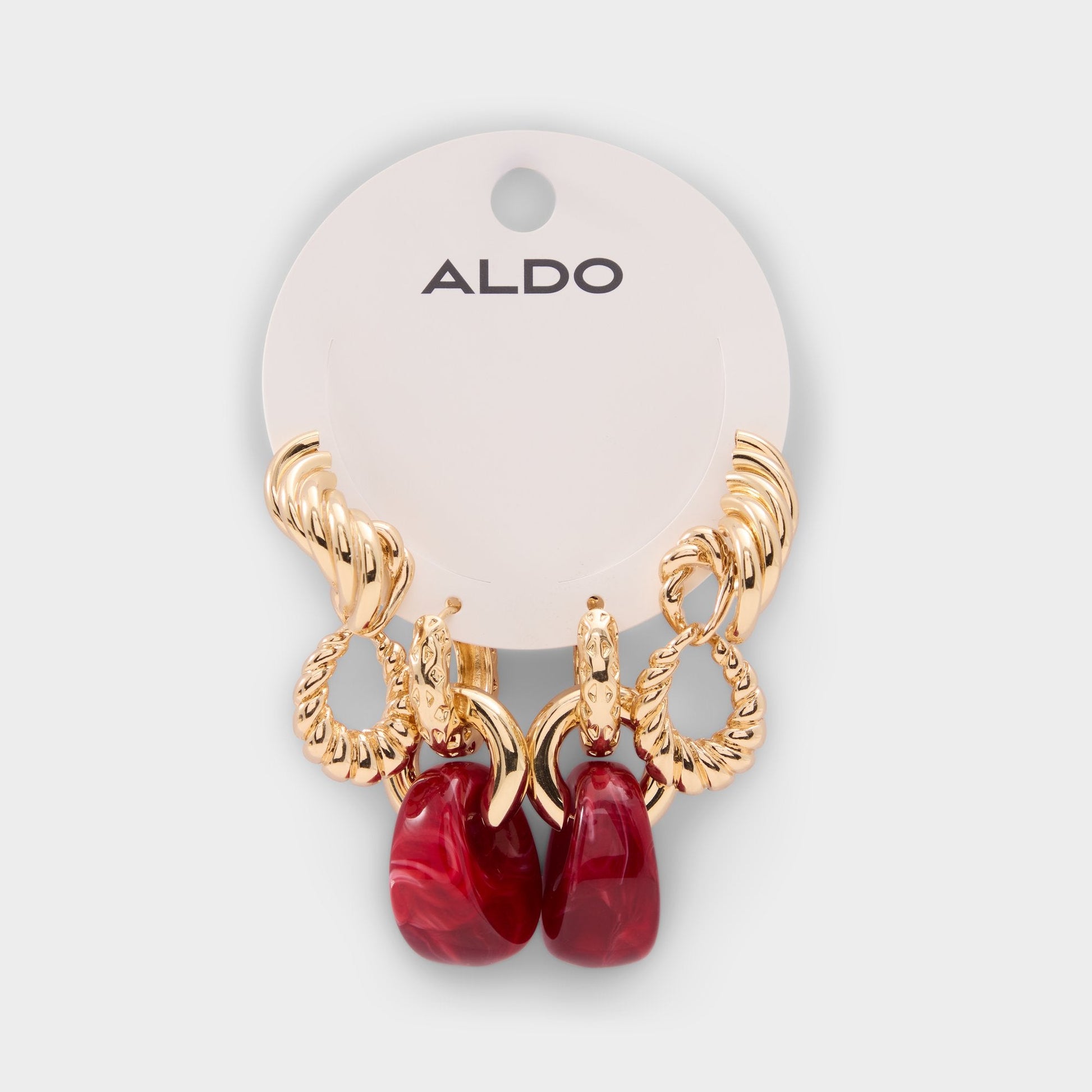 Meloro in Bordo - Chandelier earrings Aldo Bordo