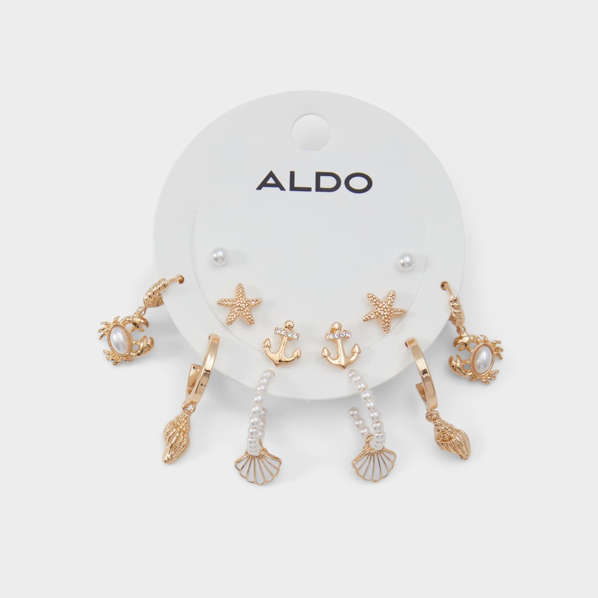 Myanchor Gold/Clear Multi Women's Earrings - Earrings Aldo Gold/Clear Multi