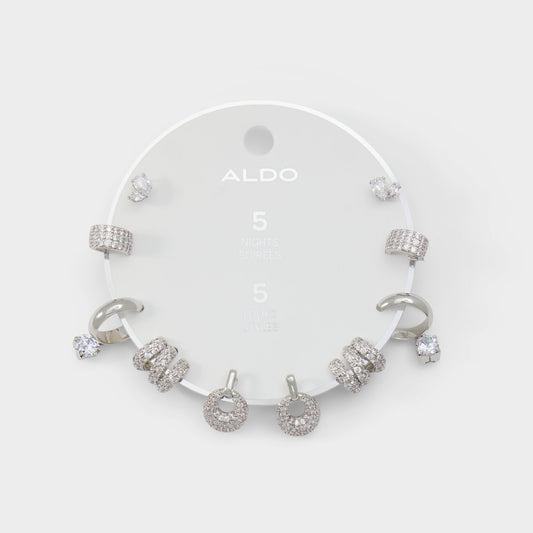Fivelooks Silver/Clear Multi Women's Cubic Zirconia - Earrings Aldo Silver/Clear Multi